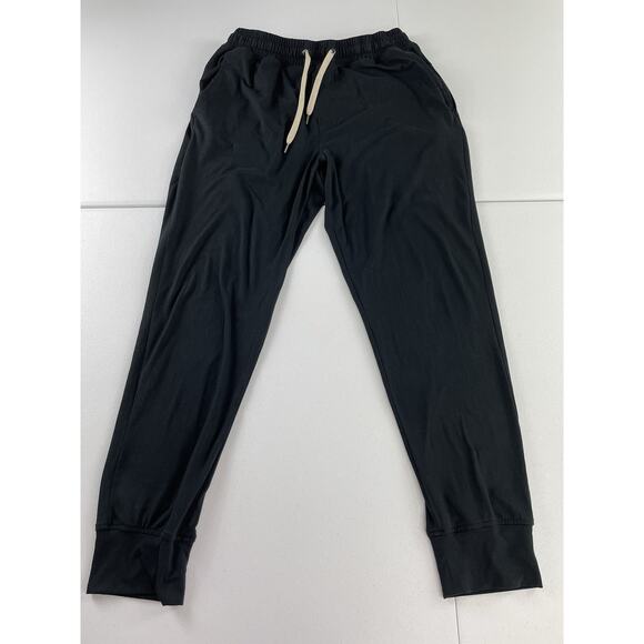 Right Of Way Pants Mens Medium Black Loungewear Joggers Drawstring Waist Soft - Picture 1 of 12